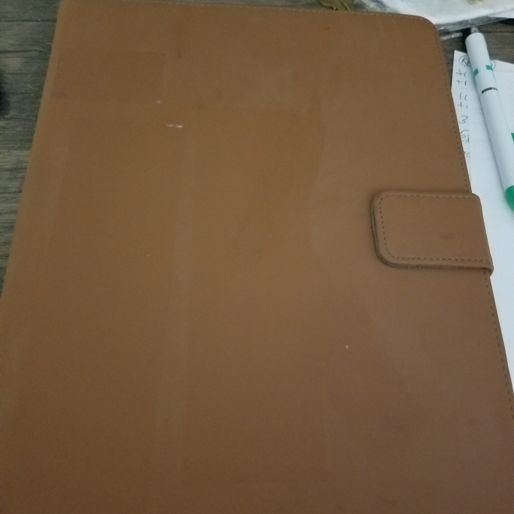 Brown Leather iPad Case